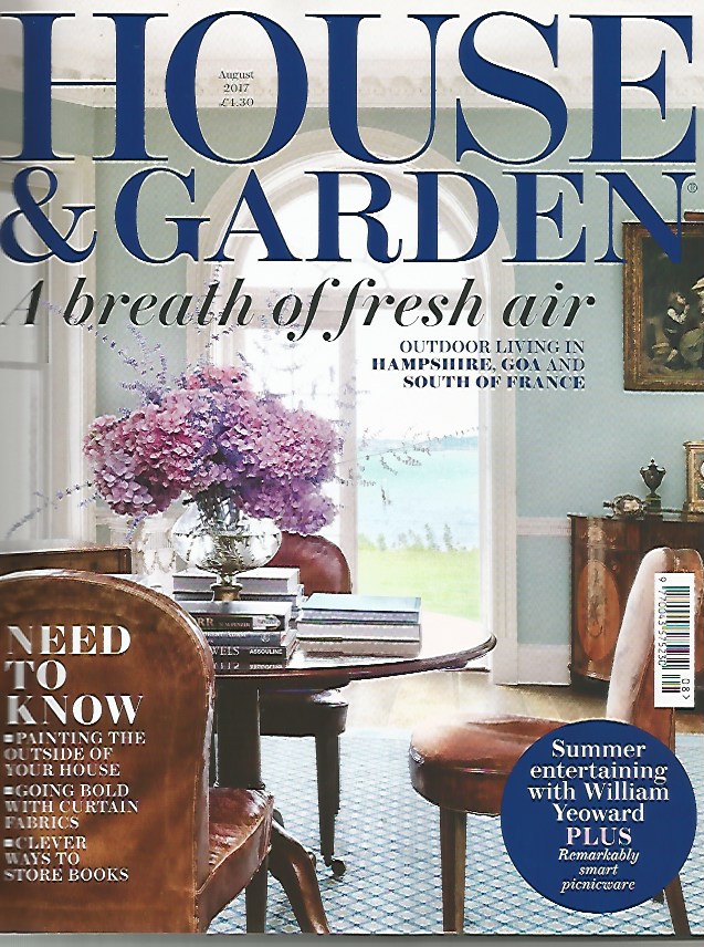 HOUSE AND GARDEN AUGUST 2017 COVER