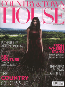 Country & Town House Magazine. Featured: LAKRI table (1/2)
