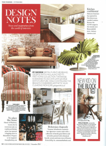 Country & Town House Magazine. Featured: LAKRI table (2/2)